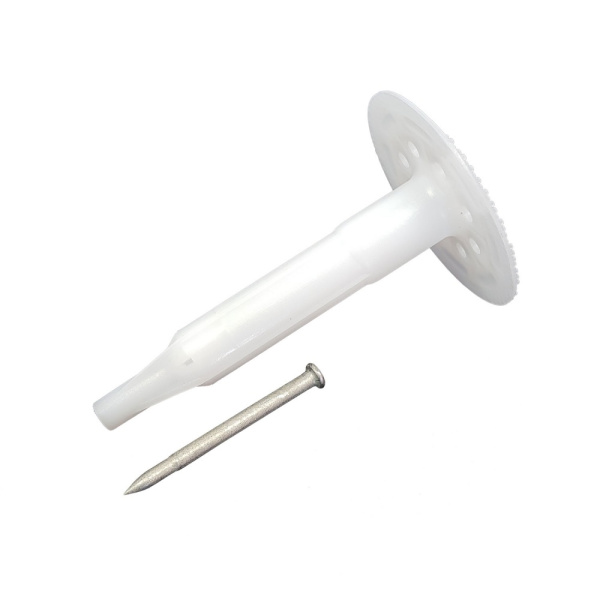 Дюбель тарельчатый для изоляции GNINR-50-6-IP с гвоздем (100 шт)