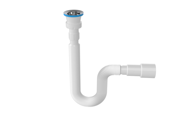 Гофросифон 1 1/2"*40/50 выпуск 64мм NOVA Plastic