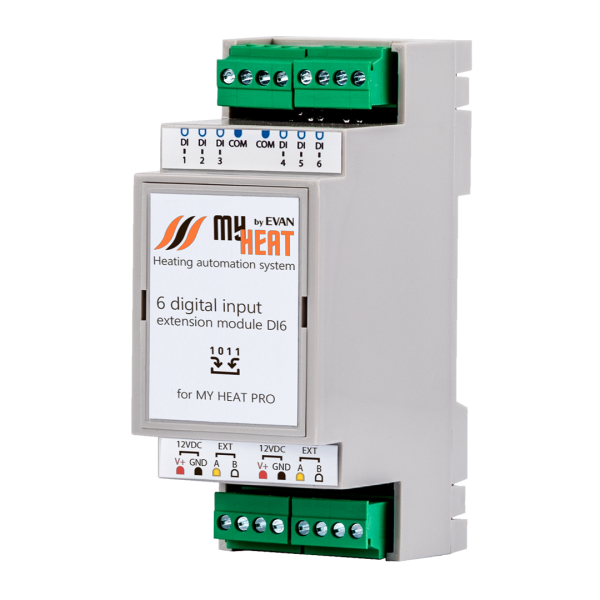 Блок расширения дискретный MyHeat DI6