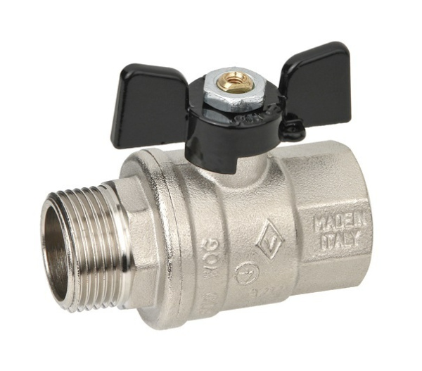 Кран шар.баб. 3/4" ВН черная OREGON BUGATTI