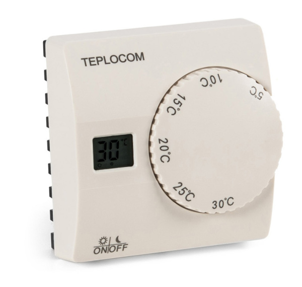 Термостат TEPLOCOM TS-2АА/8А (проводной)
