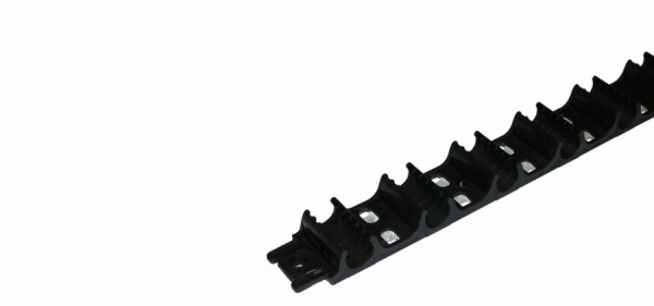 Монтажная планка для труб D16*2 для теплого пола с клеящимся слоем (1 метр)