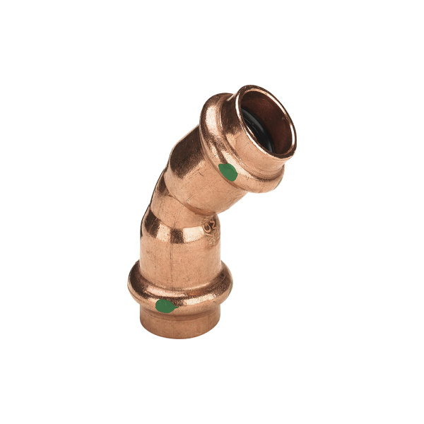 Угол 15x45° двухраструбный пресс VIEGA