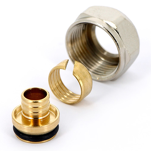 Соединитель обжим 16x2.0 (для п/э и м/п) 3/4"ЕК UNI-FITT