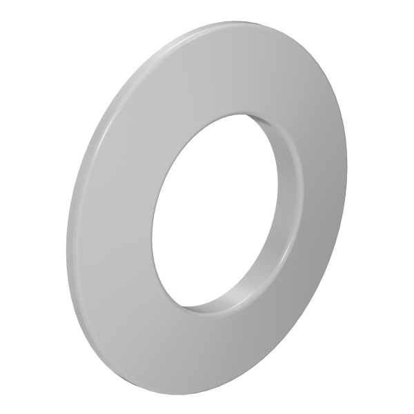 Накладка декоративная D80 (белая) KRATS