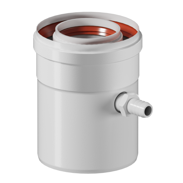 Конденсатоотводчик коаксиальный универсальный 60/100 KRATS