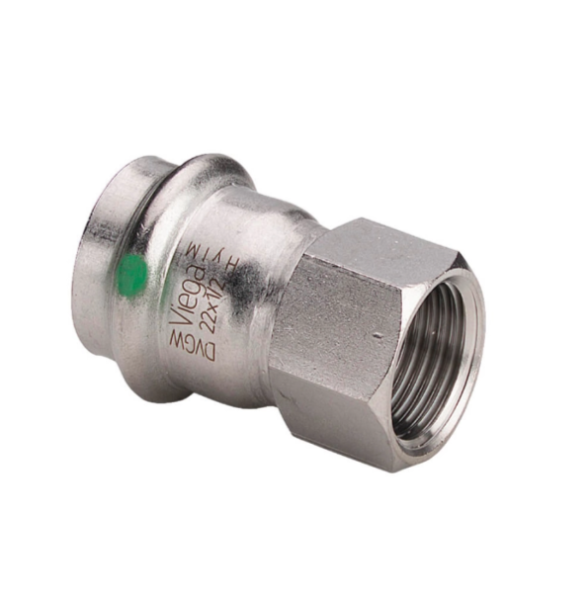 Муфта пресс-В 28х1" (нерж. сталь) VIEGA