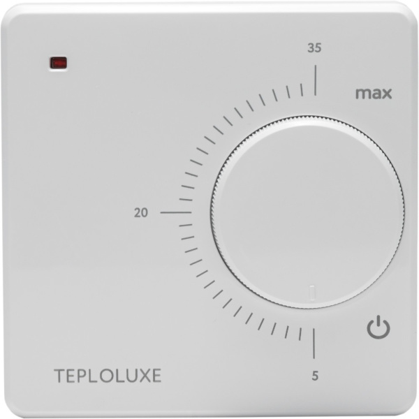 Терморегулятор мех. "Теплолюкс" LC 001 белый