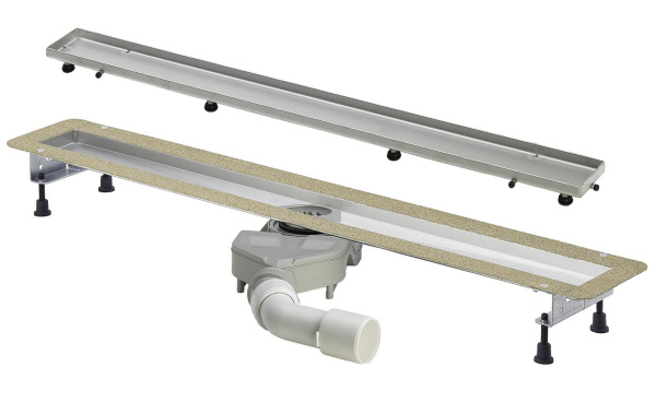 Лоток душевой Advantix Basic (нерж.сталь) в комплекте с сифоном и ножками 750 мм