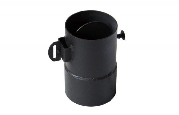 Переходник с шибером горизонтальный D150 мм (круглый/круглый) НМК