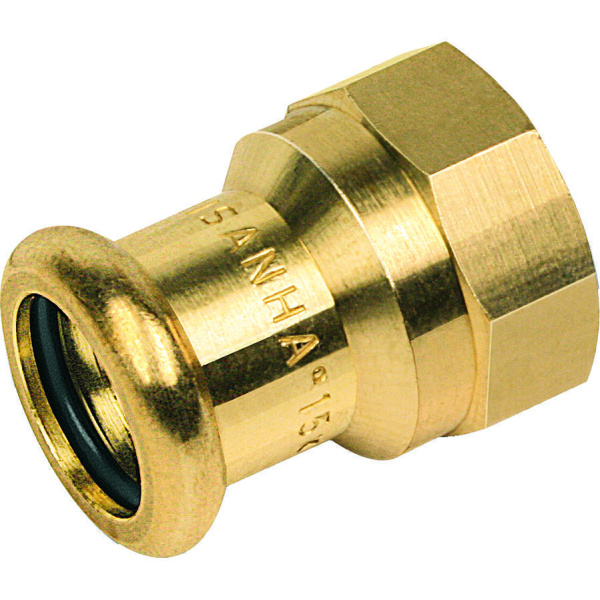 Муфта пресс-В 15х1/2" бронза SANHA