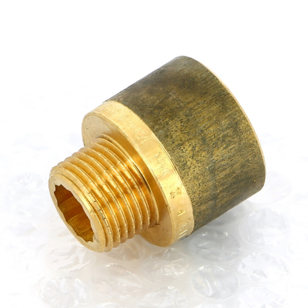Переходник круглый 1/2"х3/4" НВ бронза Viega 