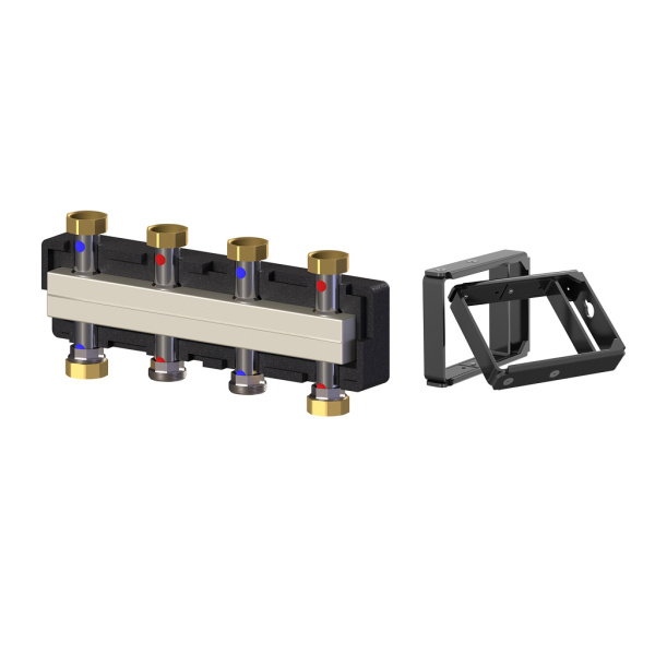 Коллектор с байпасом на 3 контура (до 40) кВт Meibes