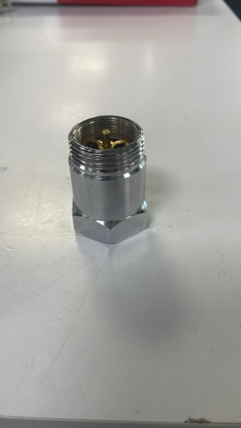 Клапан обратный латунный пружинный муфтовый Ду- 25 ВН-НР (04) для водонагревателя