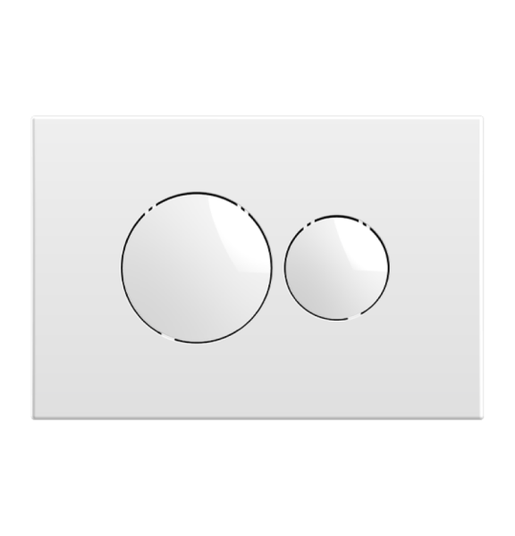 Кнопка для инсталляции, круглая, белая  Nova