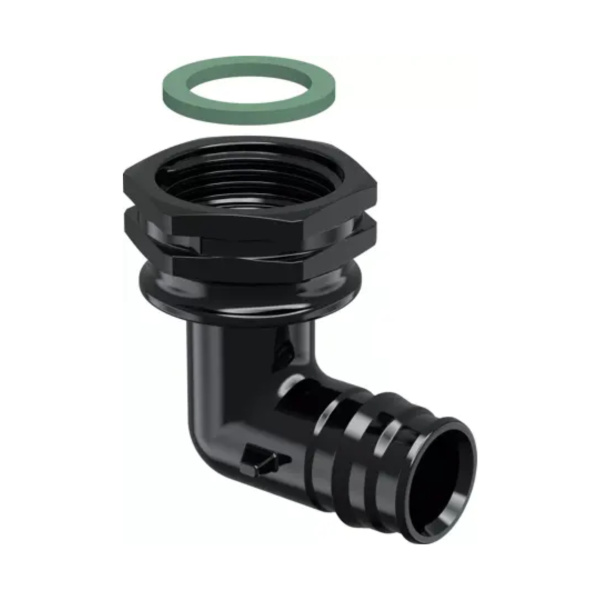 Угольник 20x3/4" (с накидной гайкой) PPSU UPONOR