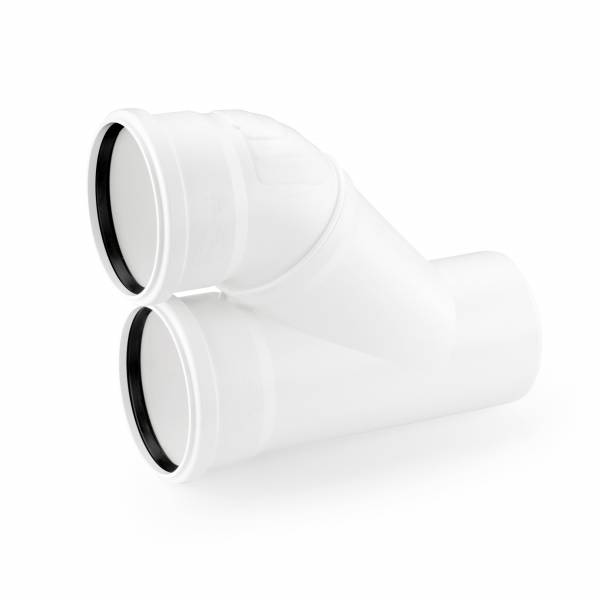 Отвод 110x110° (параллельный) RAUPIANO PLUS REHAU