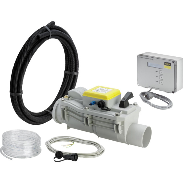 Клапан обратный канализационный Grundfix для проходных систем, с двойным запорным устройством