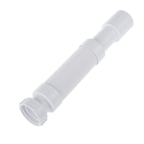 Труба гофрированная L=460-1000 х 50 мм, вход 1 1/2", выход 40/50 мм Mc Alpine