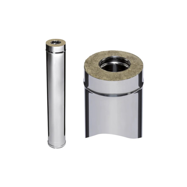 Труба-сэндвич D250/350 (1000 мм) HF 30-50 (0,8 мм) FERRUM