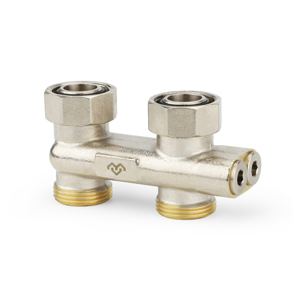 Узел прямой перекрёстный НВ 3/4х3/4 ЕК радиаторный (c шар. кранами) VARMEGA