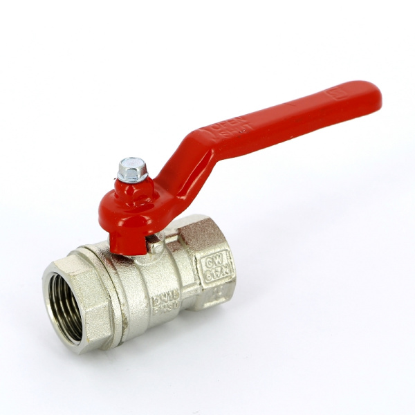 Кран шар.дл.руч. 1/2" ВВ красная UNI-FITT Vivo ВЫВОД из ассортимента