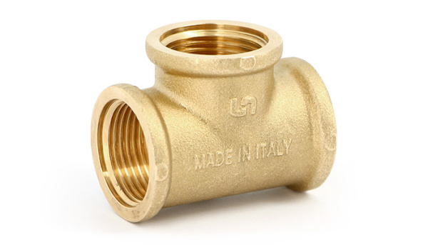 Тройник 1"х1/2"х1" ВР (латунь) UNI-FITT