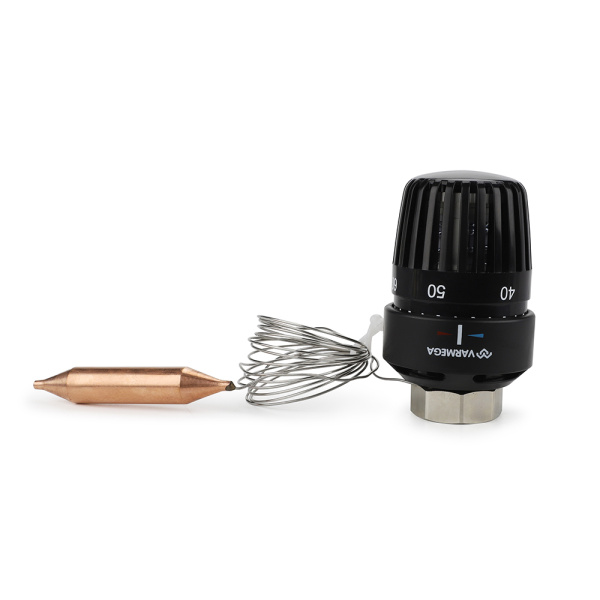 Термоголовка (M30x1.5, выносной датчик, Ø18*70, белая) VARMEGA