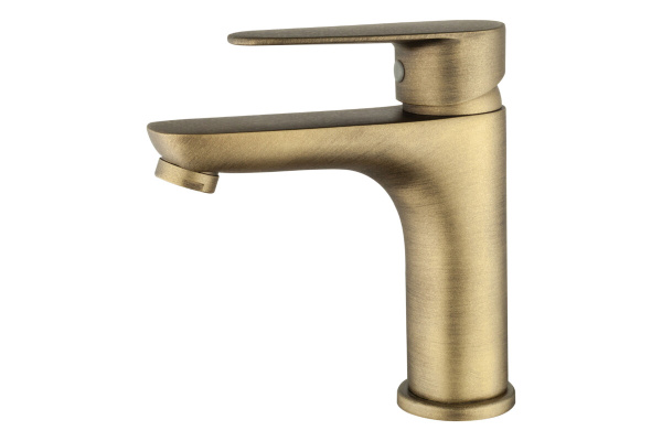 Смеситель для раковины латунь, бронза, картридж D35, гайка Sanday 