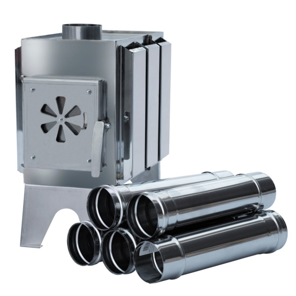 Печь мобильная "Турист" (дымоход в комплекте)