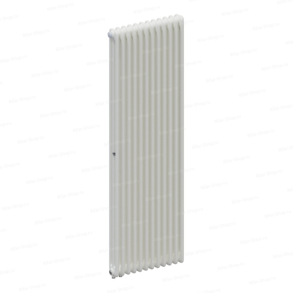 Радиатор стальной трубчатый Rifar TUBOG TUB 3180-10-DV1 RAL9016 нижнее одностороннее с термоклапаном