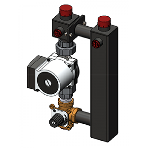 Насосный модуль прямой 25/40 (Grundfos 130 мм)