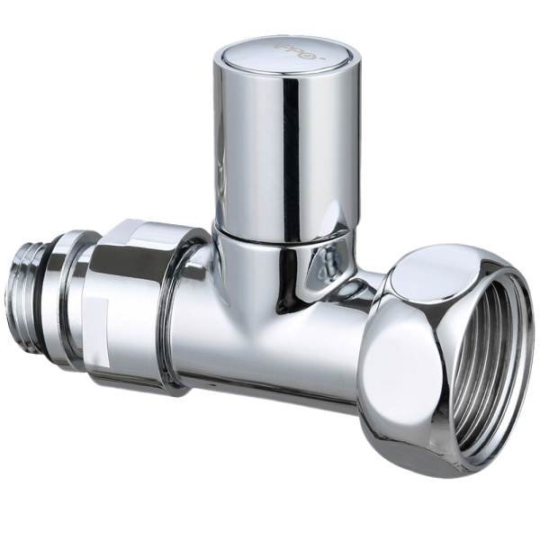 Кран для полотенцесушителя 1"x3/4" ВН прямой (хром, 2 шт.) GAPPO