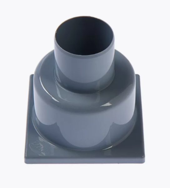 Трап прямой D50 нерж. реш. 100*100 серый