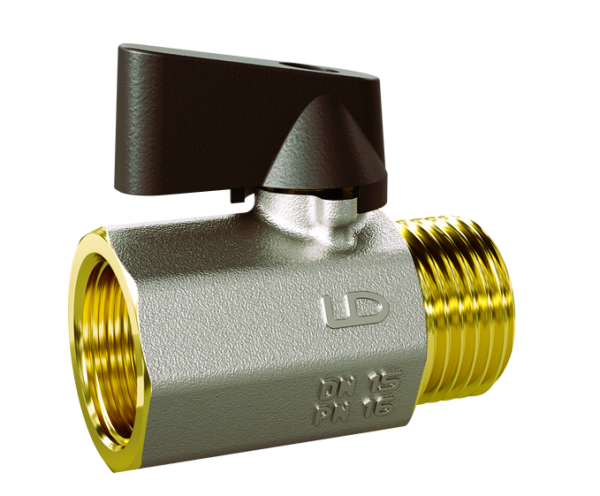 Кран шар.мини 1/2 ВН LD Pride