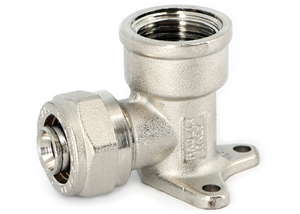 Угол ВР 20х1/2" c крепл. цанга UNI-FITT