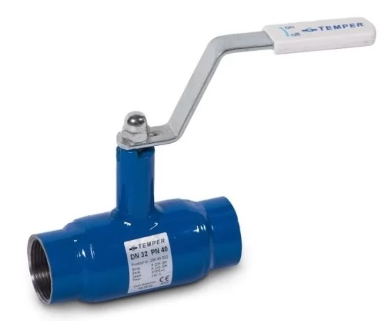Кран шаровой резьбовой DN100 PN25 280 TEMPER
