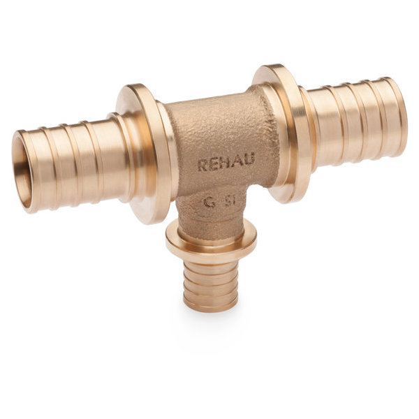 Тройник 20x16x20 RX (бронза) REHAU