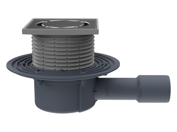 Трап с сухим сифоном с горизонтальным выпуском HL510N 40/50