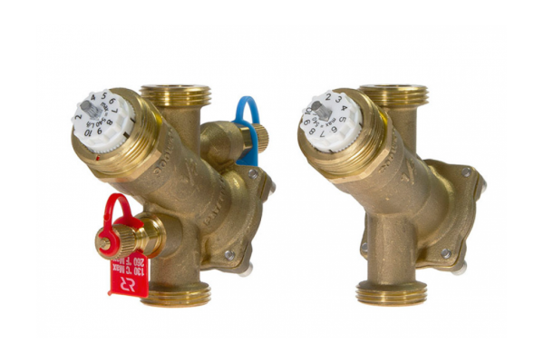 Вентиль баланс. DN15 3/4" (0,54 Kvs, с ниппелями) AQT-R Ридан