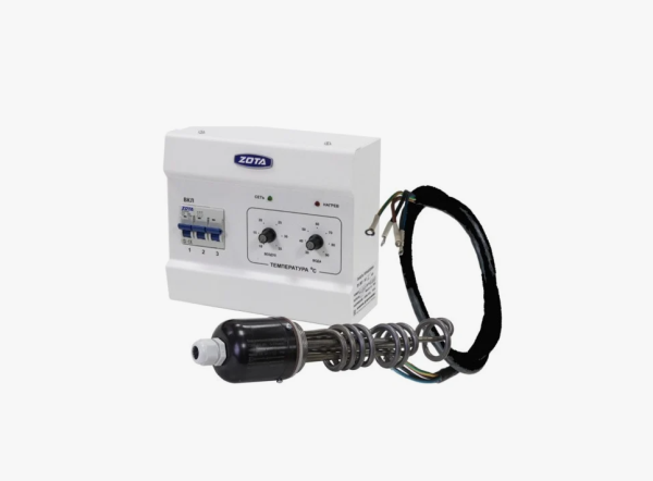 Комплект подключения 4,5кВт к котлам твердотопливным (ТЭНБ+Пульт) без кабеля