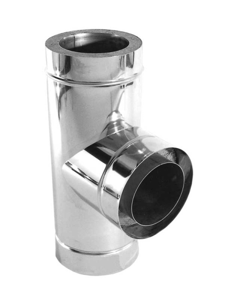 Тройник сэндвич D150/210 90 гр. (раструб) (304/444) Jeremias