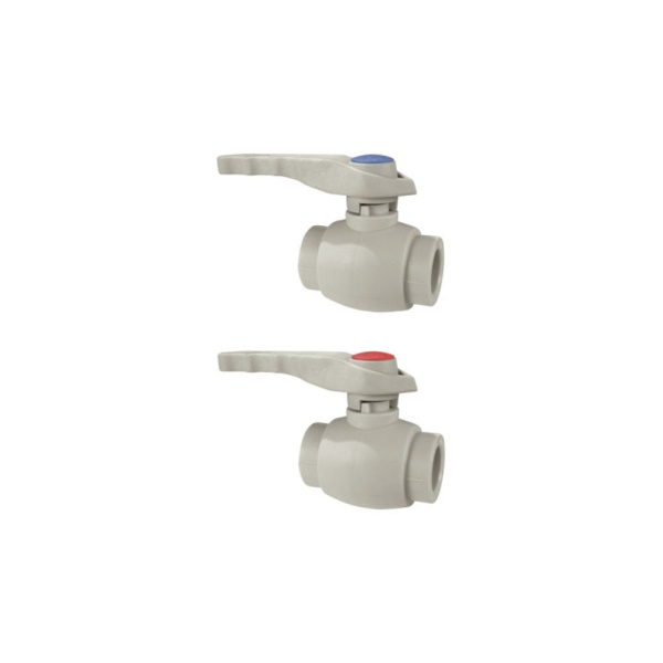 Кран 20 пласт. шар. PP-R-KAN-THERM