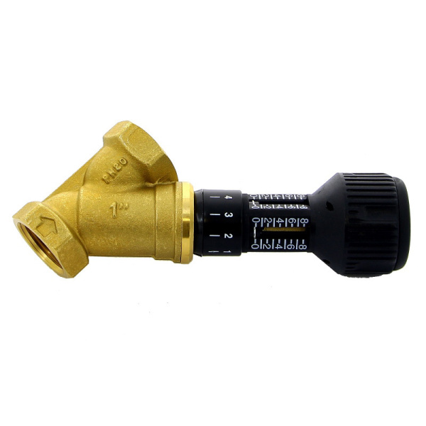 Вентиль баланс. DN25 1" CIM 727OT (с фиксацией настройки) CIMBERIO