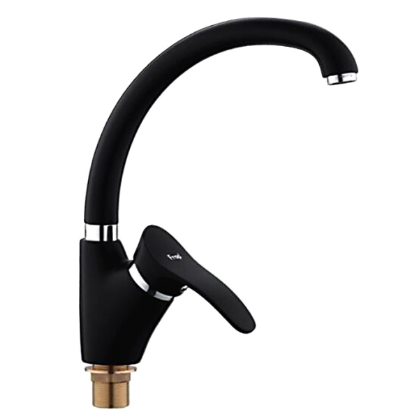 Смеситель для кухни (высокий, 209 мм, чёрный) FRAP