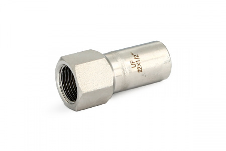 Вставка-В пресс 18х1/2" (нерж. сталь) UNI-FITT