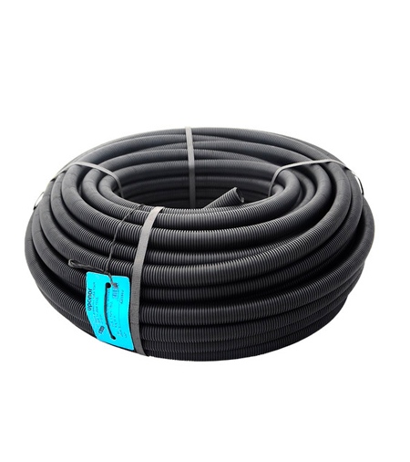 Гофротруба 28/23 для трубы 3/4 черная (бухта 50м) UPONOR