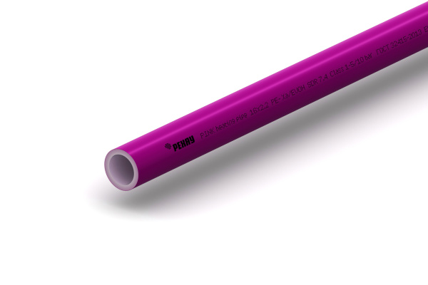 Труба 20x2,8 (120 м, лиловая) PINK REHAU