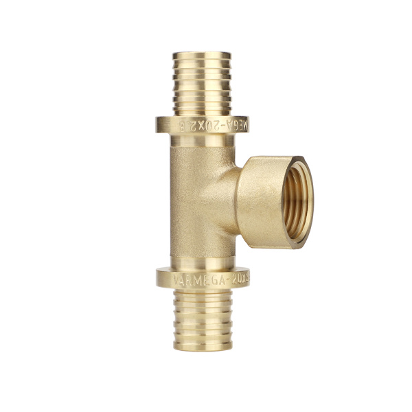 Тройник ВР 20x1/2"x20 (латунь) VARMEGA