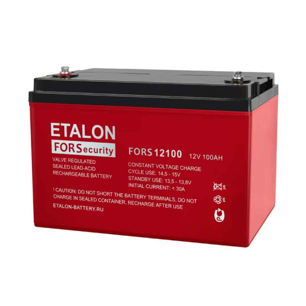 Аккумулятор ETALON FORS AGM 100 Ач, 12 В